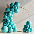 120 different sizes of blue-green balloons, 18-inch, 12-inch, 10-inch and 5-inch combination packs, suitable for baby showers, graduation ceremonies, mermaid-themed birthday parties, pool parties and other decorations. Vatoyum Balloons
