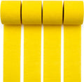 Yellow Crepe Paper Streamers 4 Rolls 328ft, Pack of Party Streamers for Party Decorations, Crepe Paper for Birthday, Baby Shower, Wedding Party Decorations (1.8 Inch x 82 Ft/Roll) Vatoyum Balloons