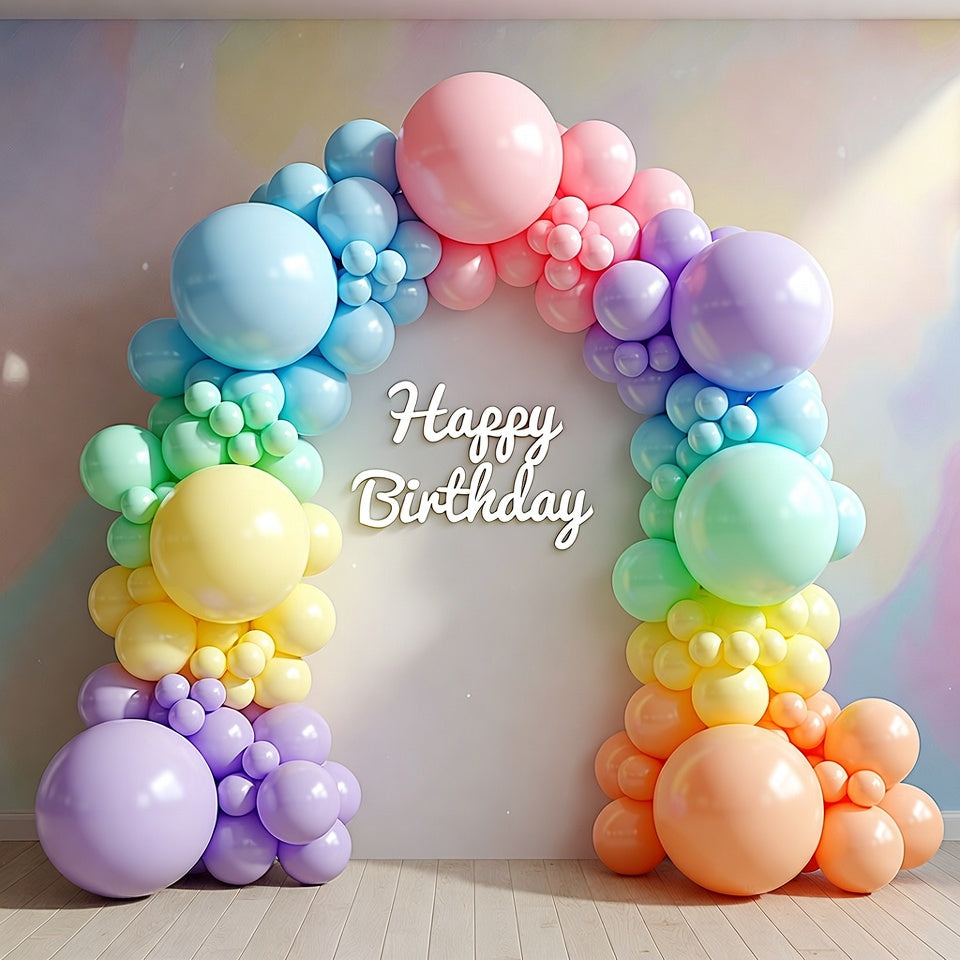 Rainbow Balloon Arch Kit, 162Pcs Macaron Assorted Colorful Party Balloon Garland Kit for Baby Shower, Wedding, Engagements, Birthday, Gender Reveal, Anniversary, Easter Decorations Vatoyum Balloons
