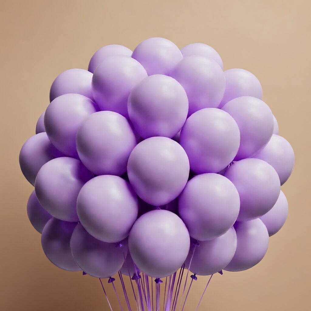 Light Purple Balloons 12 inch, Pastel Purple Latex Balloons 50pcs Party Balloon for Wedding Baby Shower Gender Reveal Birthday Party Decorations Vatoyum Balloons