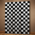 Racing Theme Foil Fringe Curtain Backdrop – Birthday Party Decorations (2-Pack) | 3.28 x 6.56 ft. Black & White Foil Fringe Curtains | Photo Booth Props | "Number One" Racing Birthday Party Decor Vatoyum Balloons