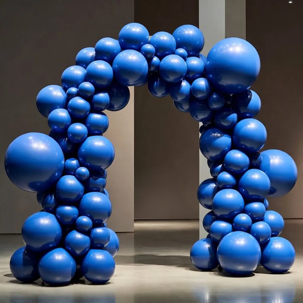 Royal Blue Balloons 127pcs Different Sizes Pack of 36 18 12 10 5 Inch Dark Blue Balloon Arch Kit for Baby Shower Gender Reveal Graduation Under The Sea Birthday Party Decorations Vatoyum Balloons