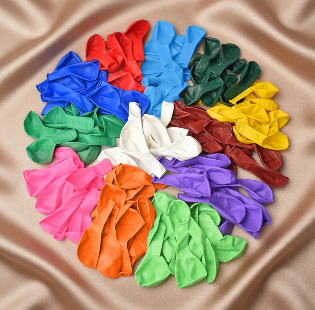 Thickened balloons, 120 PCS Balloons Assorted Colors, Latex Balloons for Kid's Birthday Party, Exquisite Rainbow Balloon, 12 Inches 13 Kinds of Rianbow Colorful Party Balloons Decorations. Vatoyum Balloons