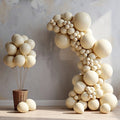 129pcs Ivory white Balloons Different Sizes 18 12 10 5 Inch Latex Balloon Garland Arch for Party Decoration Birthday Gender Reveal Wedding Anniversary Baby Shower Party Supplies Vatoyum Balloons