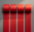 Red Crepe Paper Streamers 4 Rolls 328ft, Pack of Party Streamers for Valentines Day Decorations, Crepe Paper for Birthday, Baby Shower, Wedding Party Decorations (1.8 Inch x 82 Ft/Roll) Vatoyum Balloons