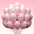 Light Pink Balloons 12 inch, Pastel Pink Latex Balloon 50pcs Party Balloons for Graduation Bridal Baby Shower Gender Reveal Birthday Party Decorations Vatoyum Balloons