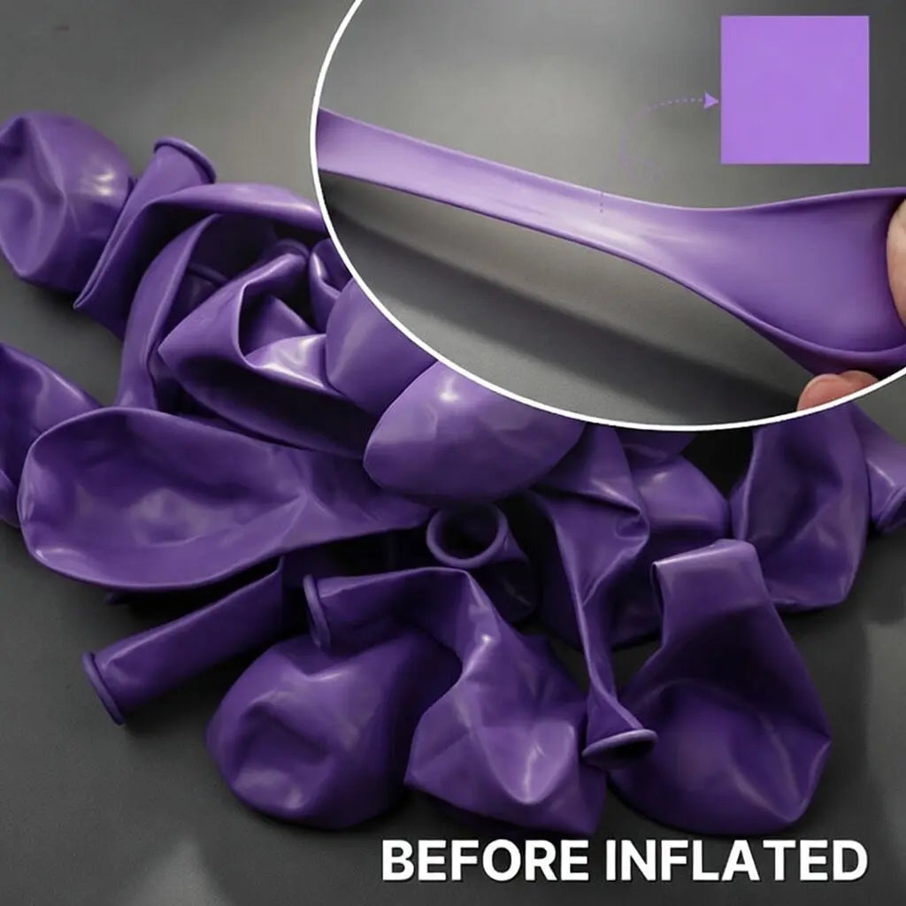 Dark Purple Balloons 140pcs Different Sizes of 18 12 10 5 Inch Royal Purple Balloon Arch Kit Garland for Birthday Baby Shower Graduation Anniversary Bachelorette Party Decorations Vatoyum Balloons