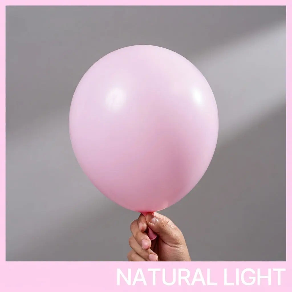 Baby Pink Balloons 145 pcs Different Sizes of 18 12 10 5 Inch Pastel Pale Light Pink Balloons Arch Kit Garland for Baby Shower Gender Reveal Birthday Princess Party Decorations Vatoyum Balloons