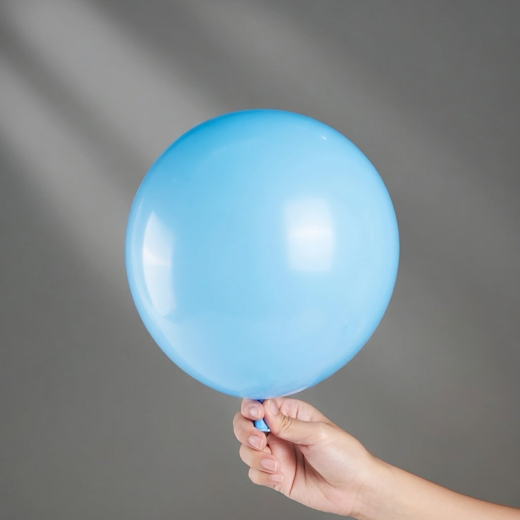Light Blue Balloons 50 pcs 12 Inch Baby Pastel Sky Aqua Blue Latex Helium Balloons for Graduation Baby Shower Gender Reveal Wedding Under the Sea Birthday Party Decorations Vatoyum Balloons