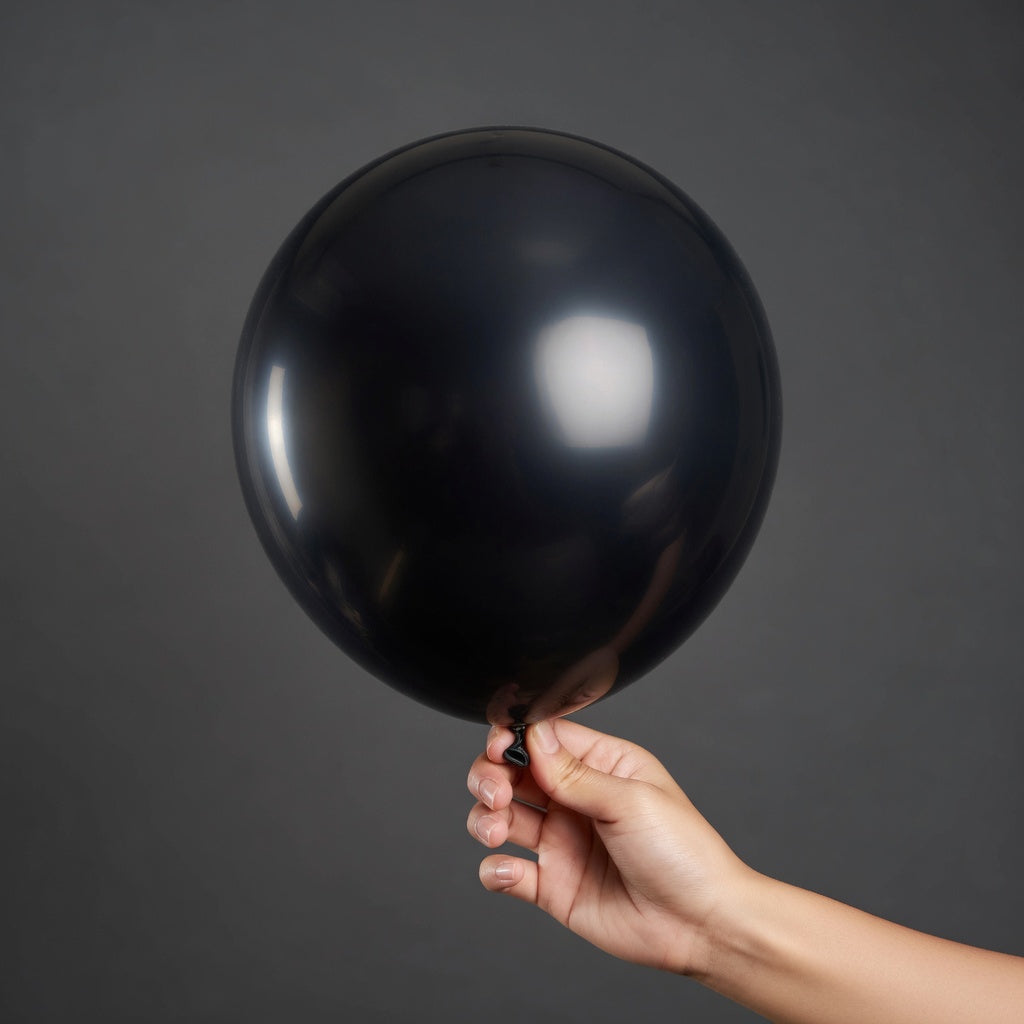 Black Balloons 50 pcs 12 Inch Latex Helium Matte Black Balloons for Baby Shower Birthday Graduation Casino Race Car Anniversary Retirement Pirate Gaming Theme Party Decorations Vatoyum Balloons