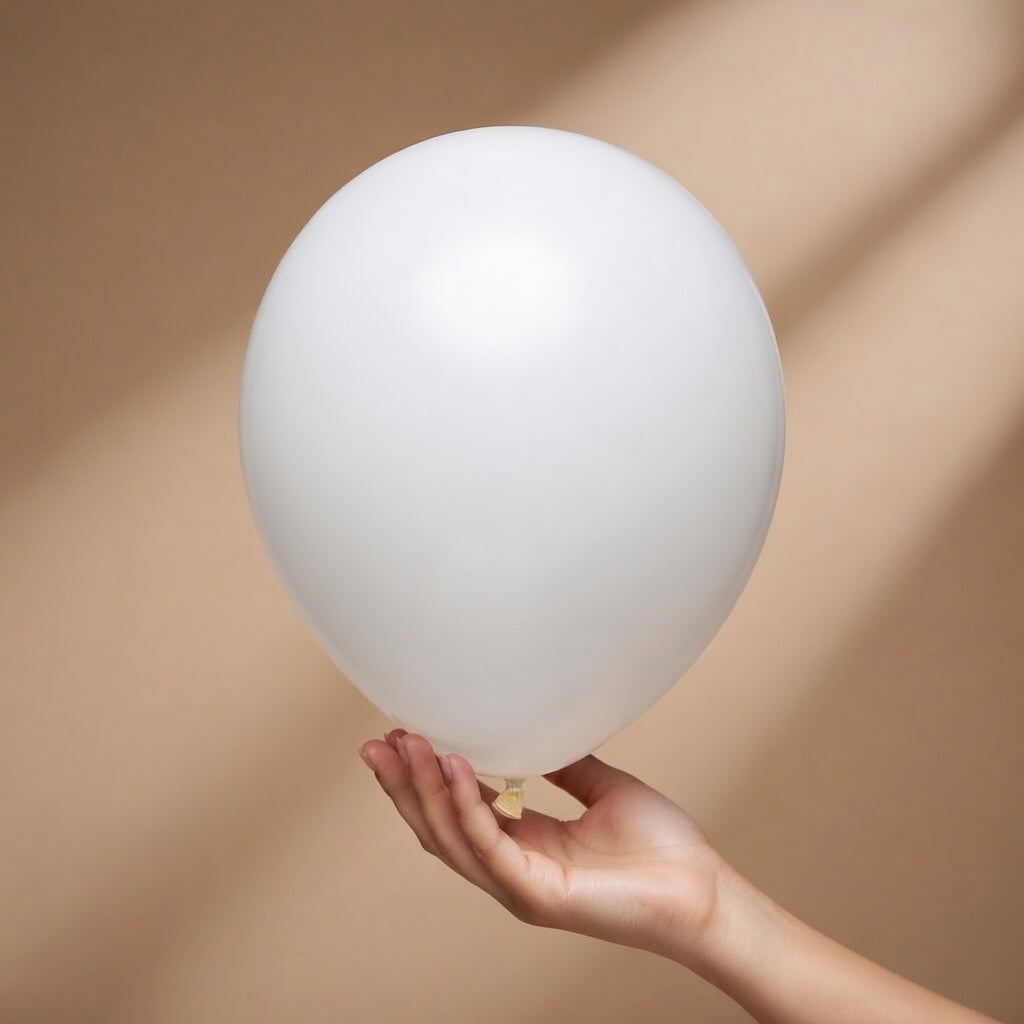 White Balloons 12 inch, White Latex Balloons 50pcs Party Balloon for Engagement Bachelorette Bridal Shower Wedding Party Birthday Decorations Vatoyum Balloons