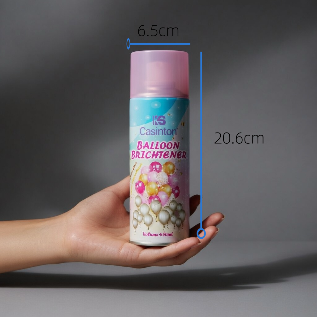 450ml, the only aerosol balloon polish that can be polished and dried without towels or gloves. Vatoyum Balloons