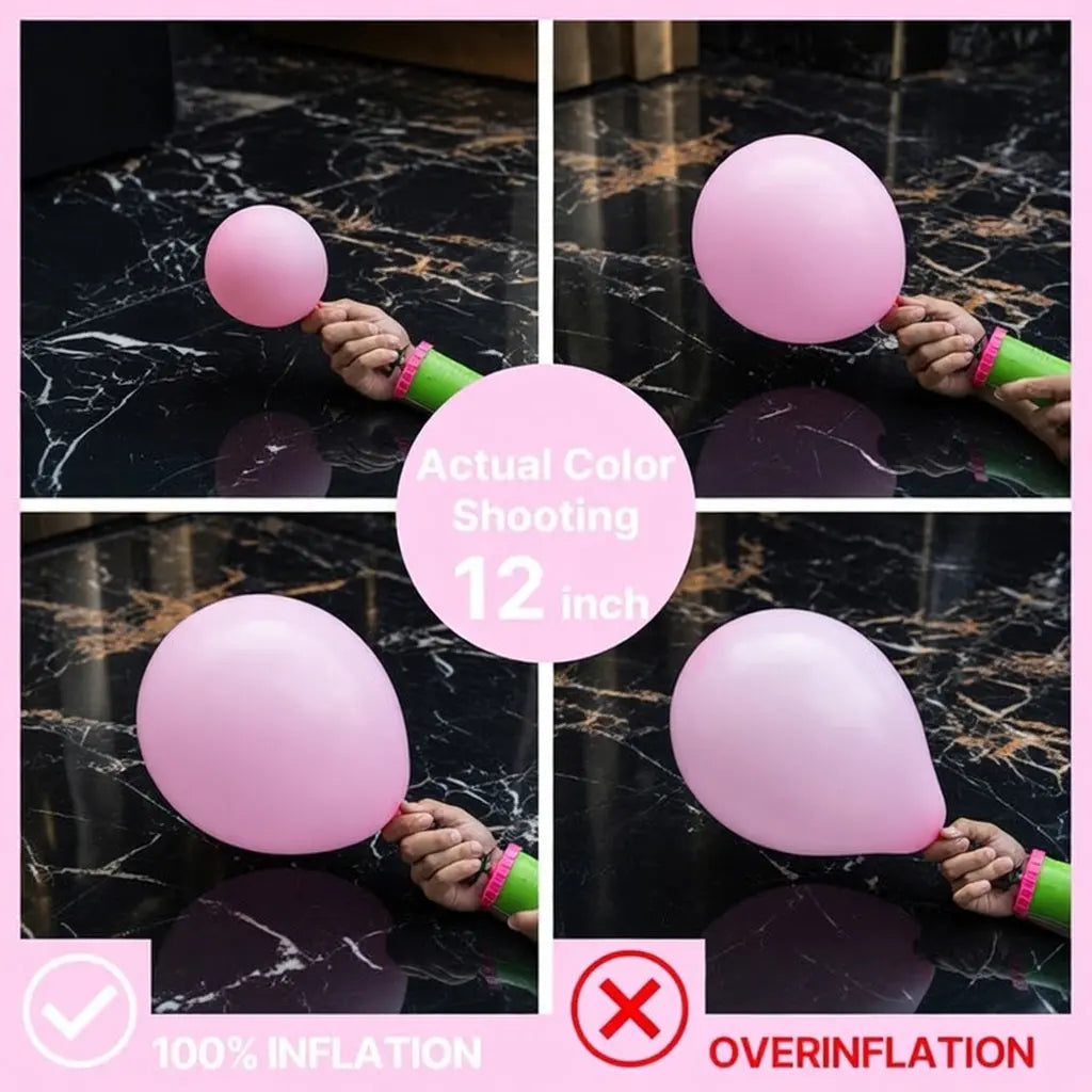 Baby Pink Balloons 145 pcs Different Sizes of 18 12 10 5 Inch Pastel Pale Light Pink Balloons Arch Kit Garland for Baby Shower Gender Reveal Birthday Princess Party Decorations Vatoyum Balloons