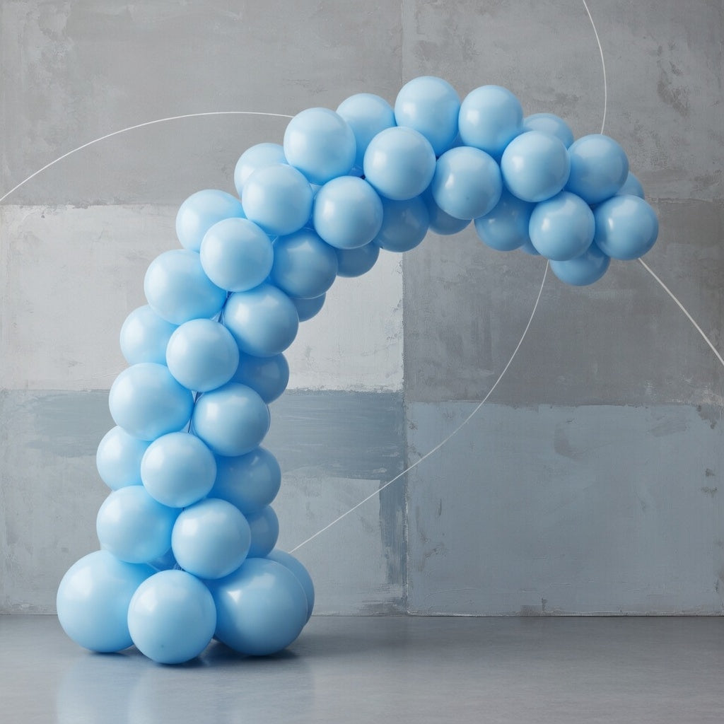 Light Blue Balloons 50 pcs 12 Inch Baby Pastel Sky Aqua Blue Latex Helium Balloons for Graduation Baby Shower Gender Reveal Wedding Under the Sea Birthday Party Decorations Vatoyum Balloons