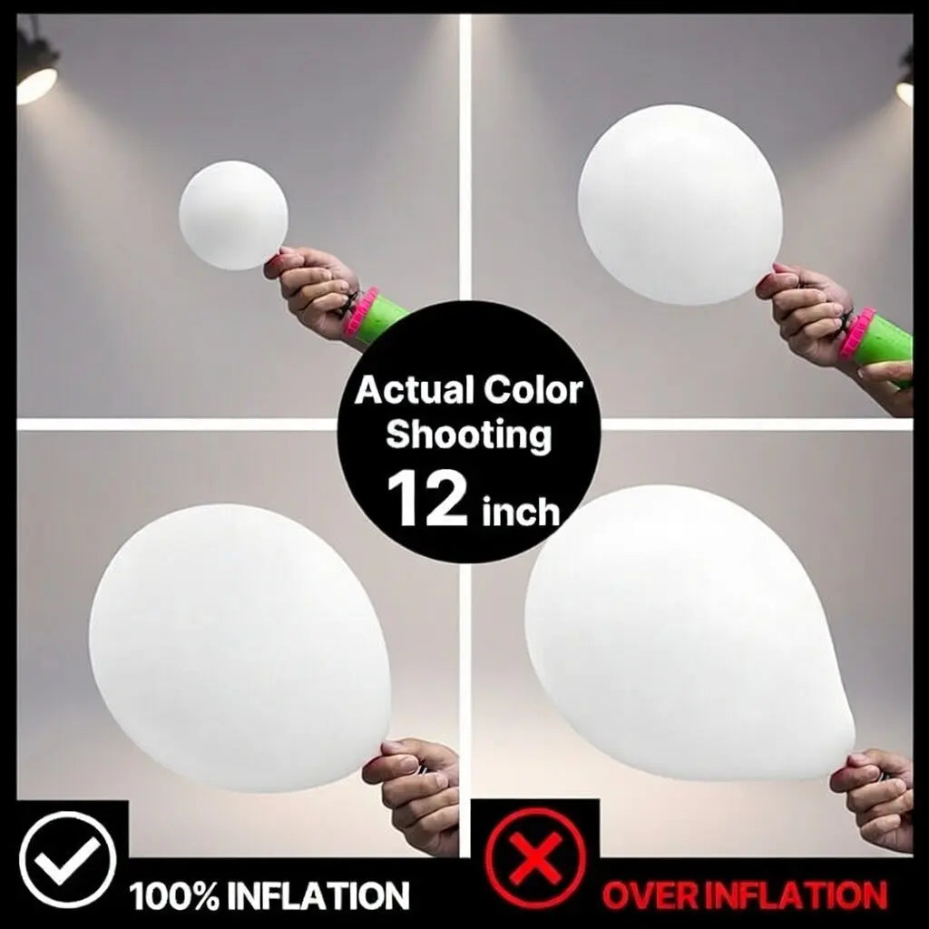 White Balloons 140 pcs Different Sizes of 18 12 10 5 Inch White Balloons Arch Kit Garland for Wedding Baby Shower Birthday Bridal Shower Graduation Engagement Party Decorations Vatoyum Balloons