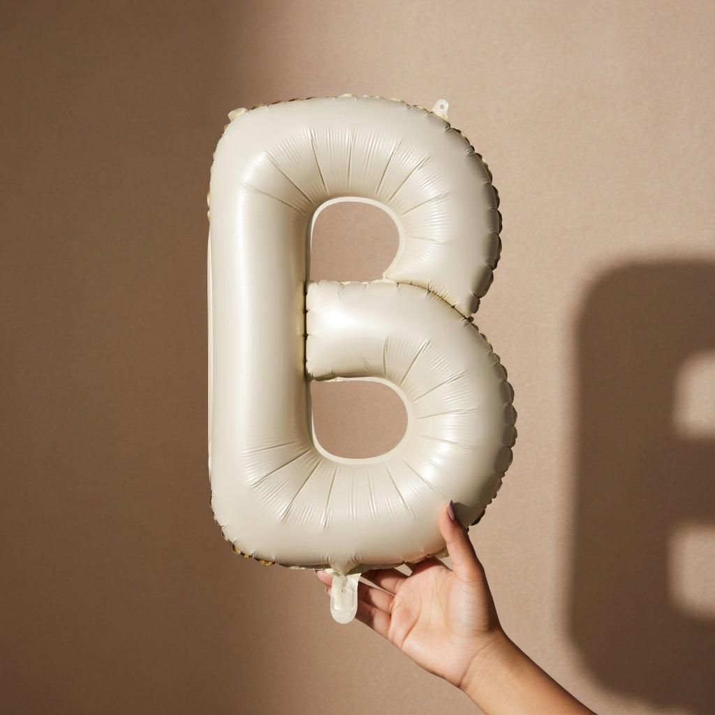 40 Inch Beige BRIDE Balloons Bachelorette for Bridal Shower, Cream White Sand Bride Mylar Foil Banner Letter Sign, Bridal Balloon Banner for Wedding Engagement Bride To Be Party Favors Decorations Vatoyum Balloons