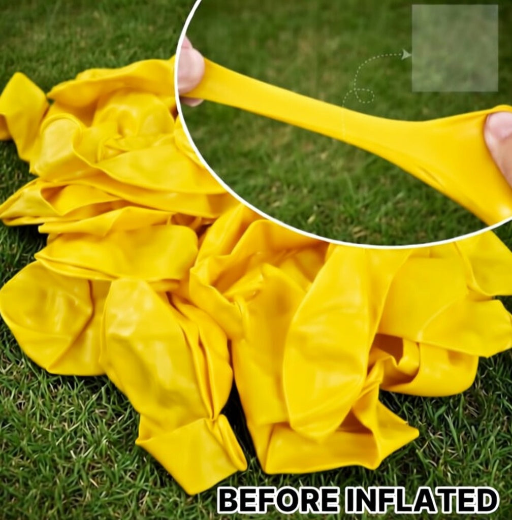 Yellow Balloons 12 inch, Yellow Latex Balloons 50pcs Party Balloons for Baby Shower Sunflower Bee Wedding Birthday Party Decorations Vatoyum Balloons