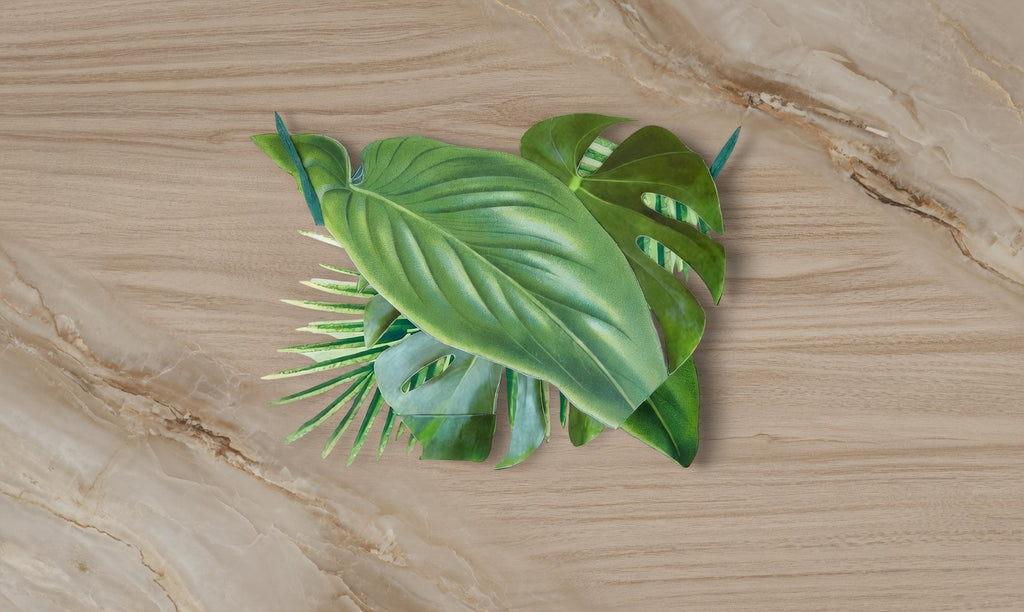 Tropical Palm Leaf Garland Party Decorations, Length 2.6M, 8.5 FT, Green Vatoyum Balloons