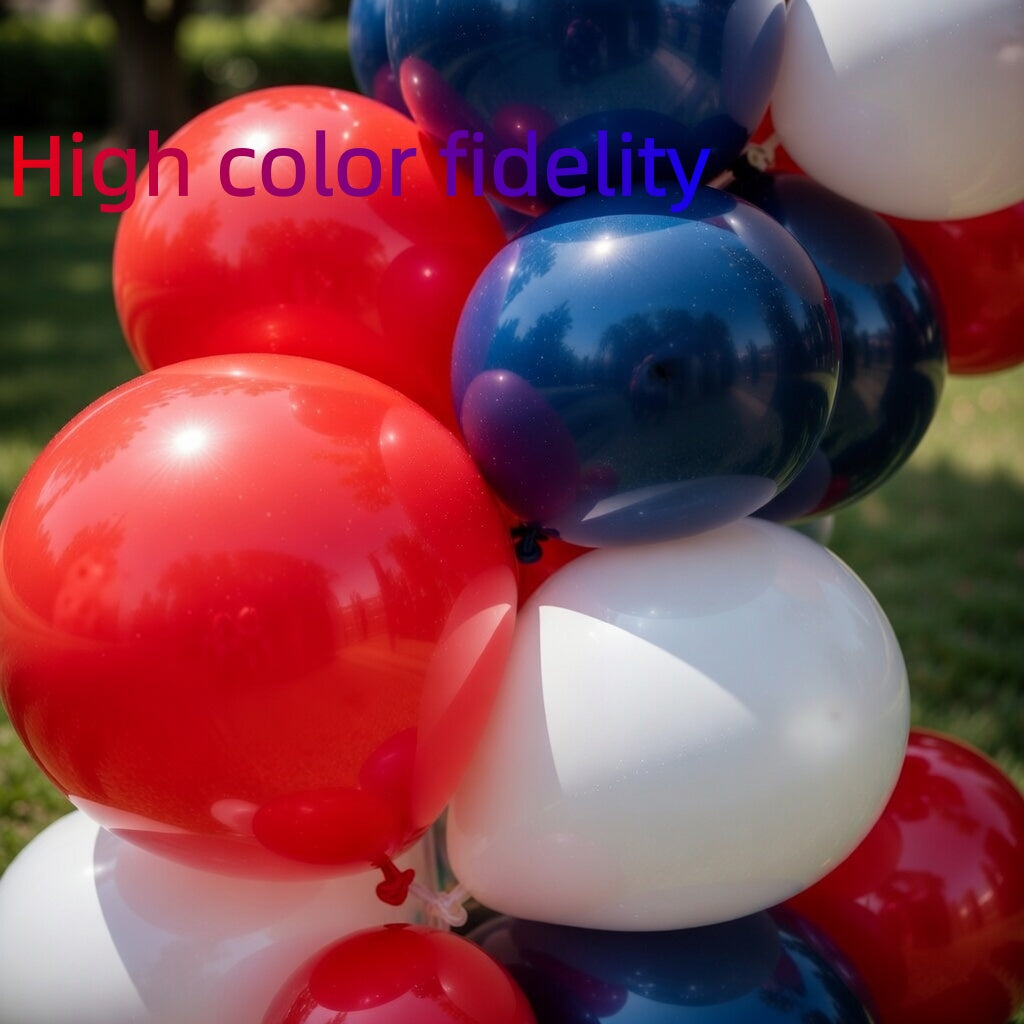 Red White and Blue Balloons, 140 pcs Red White and Royal Blue Balloons Different Sizes Pack of 18 Inch 12 Inch 10 Inch 5 Inch for Balloon Garland as 4th of July Decorations, Party Decorations Vatoyum Balloons