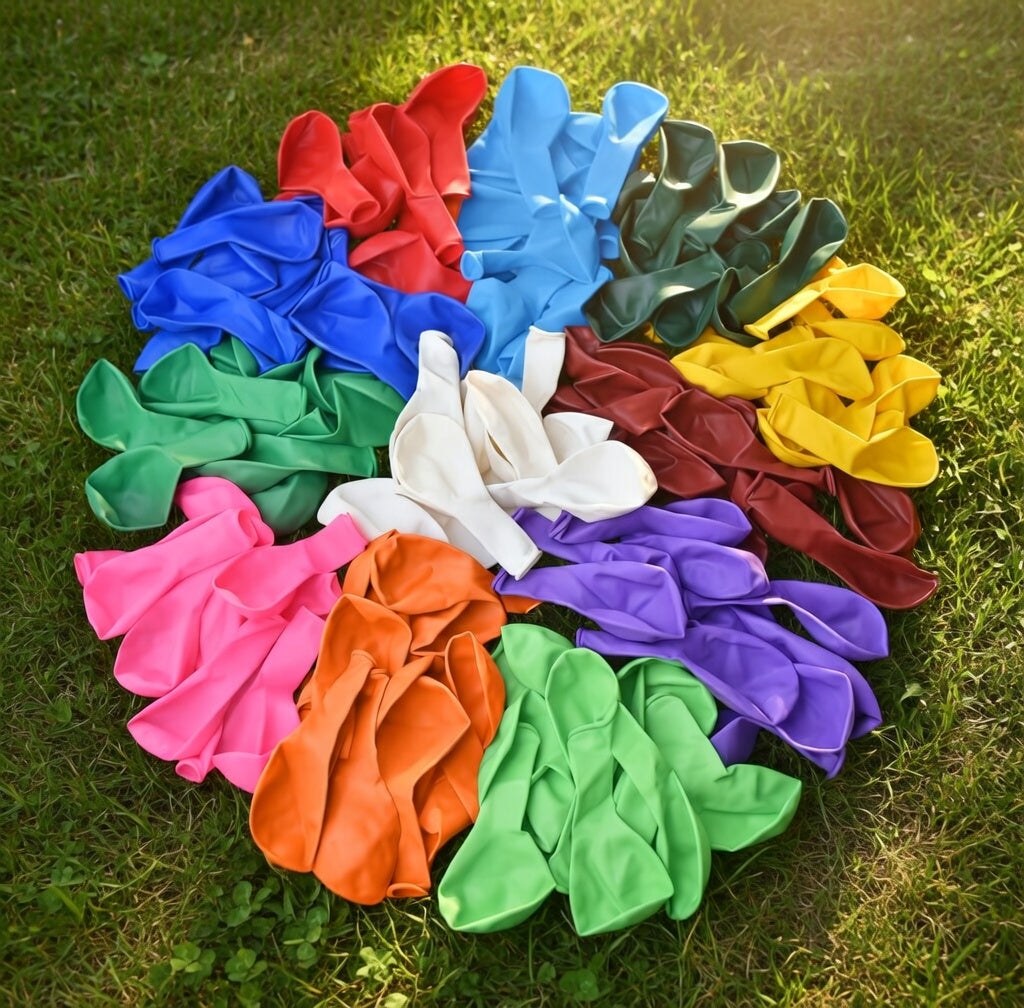 Thickened balloons, 120 PCS Balloons Assorted Colors, Latex Balloons for Kid's Birthday Party, Exquisite Rainbow Balloon, 12 Inches 13 Kinds of Rianbow Colorful Party Balloons Decorations. Vatoyum Balloons
