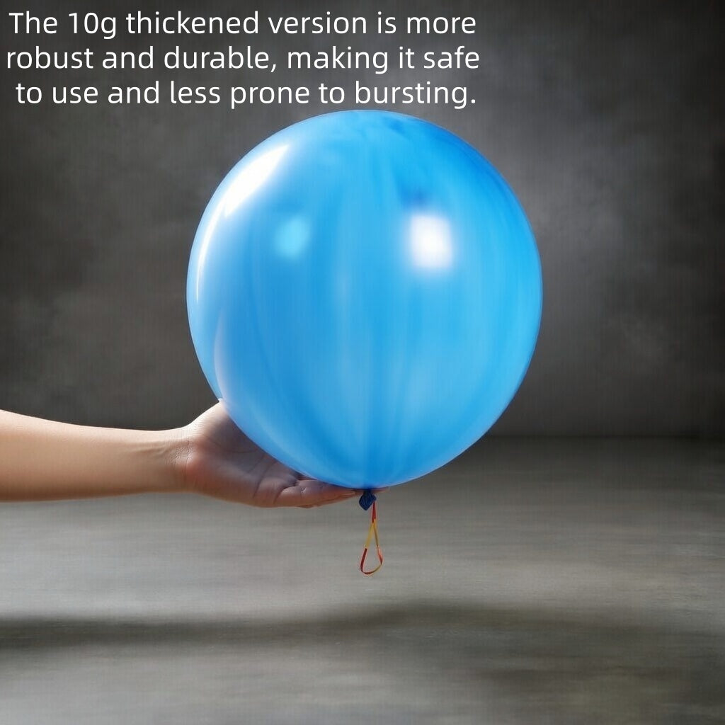 50 thickened neon-colored boxing balloons, sturdy and durable, with rubber band handles, suitable for children's birthday parties, wedding gift bags, etc. Vatoyum Balloons