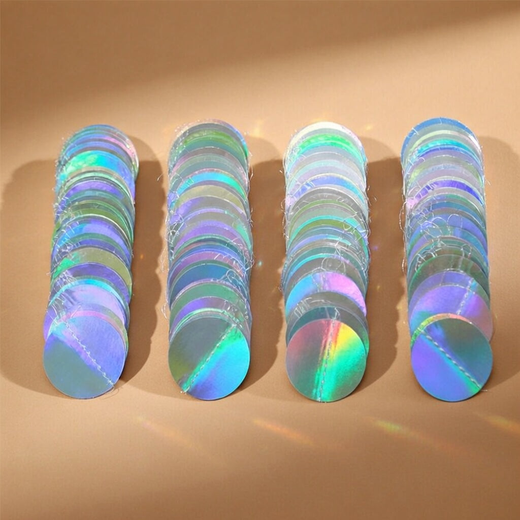 Iridescent Party Decorations Holographic Circle Garlands Disco Theme Birthday Decorations Bachelorette Hanging Streamers Banner Graduation Decor New Year Bachelorette Euphoria Party Supplies Vatoyum Balloons