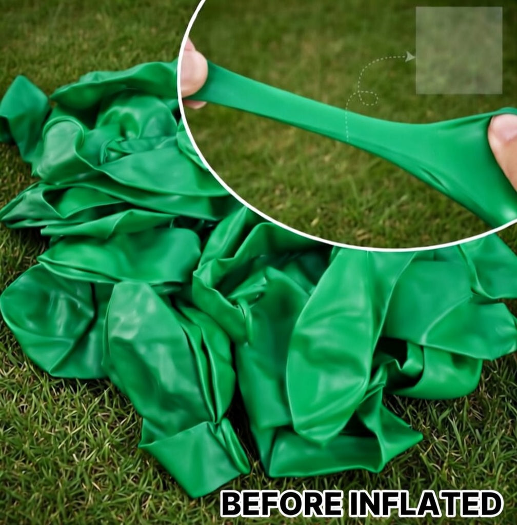 Click to see full view Green Balloons 12 inch, Green Latex Balloons 50pcs Party Balloons for Birthday Christmas Baby Shower Jungle Football Tropical Safari Party Decorations Vatoyum Balloons