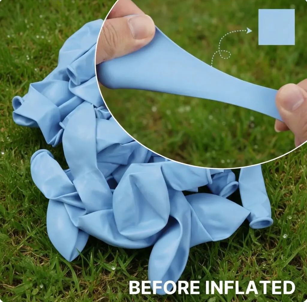 Light Blue Balloons 140 pcs Different Sizes of 18 12 10 5 Inch Baby Pastel Sky Blue Balloon Arch Kit Garland for Graduation Baby Shower Gender Reveal Birthday Party Decorations Vatoyum Balloons