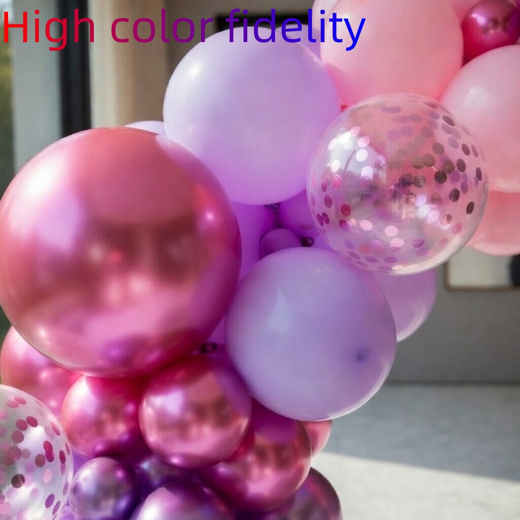 153pcs Pink Purple Balloon Garland Arch Kit, Different Sizes 18 12 10 5 inch Pink Purple Red Latex Metallic Confetti Purple Balloons for Girl Women Birthday Bridal Baby Shower Party Decoration Vatoyum Balloons