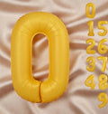 Yellow 7 Balloon, Number Balloons 40 Inch, 7th Birthday Decorations for Girls Kids, Party Decoration for Women, Number 7 Balloon Vatoyum Balloons