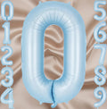 Light blue number 3 balloons, 40-inch large foil number balloons, giant number 3 foil balloons, suitable for 3rd birthdays, baby party decorations, anniversaries, and other occasions. Vatoyum Balloons