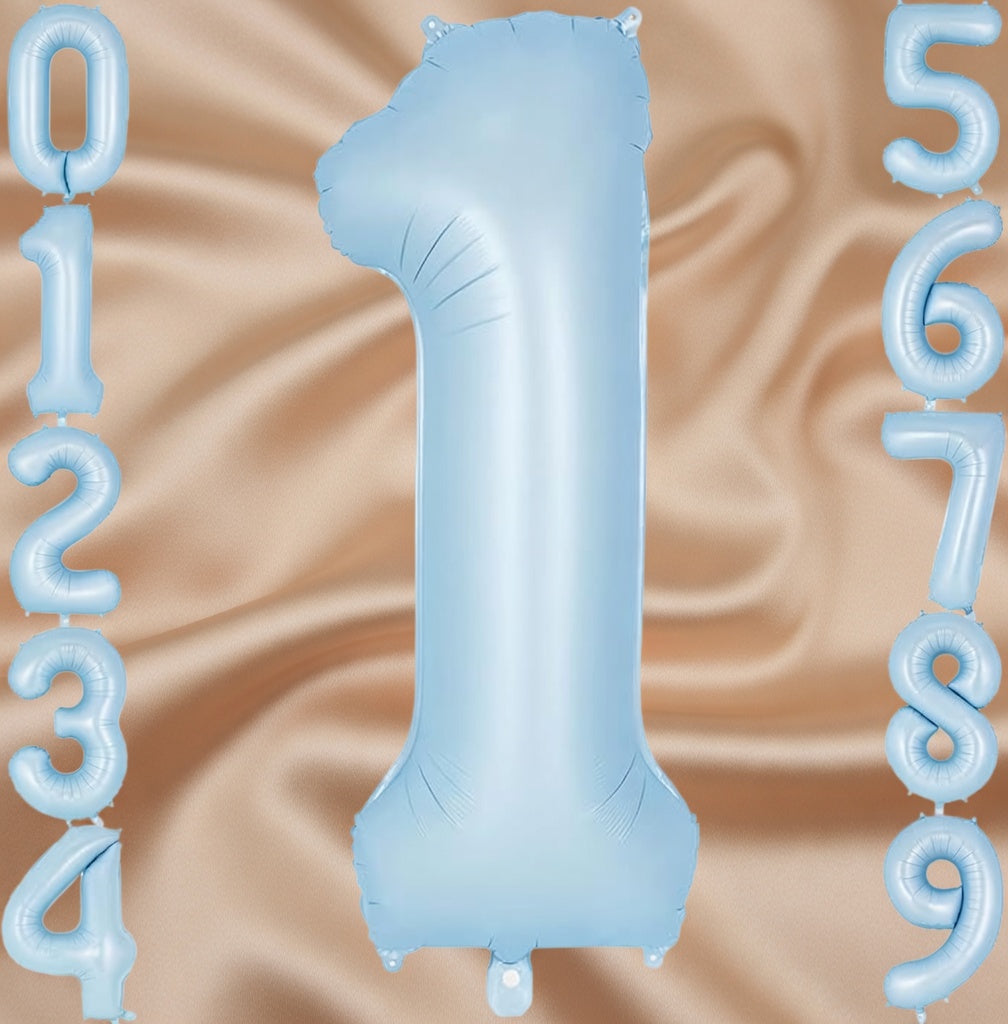 Light blue number 3 balloons, 40-inch large foil number balloons, giant number 3 foil balloons, suitable for 3rd birthdays, baby party decorations, anniversaries, and other occasions. Vatoyum Balloons